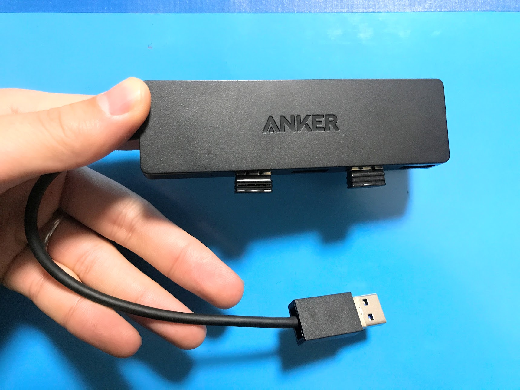 【Anker USB3.0 ウルトラスリム 4ポートハブ レビュー】surface proにお勧めの高速&軽量ハブ
